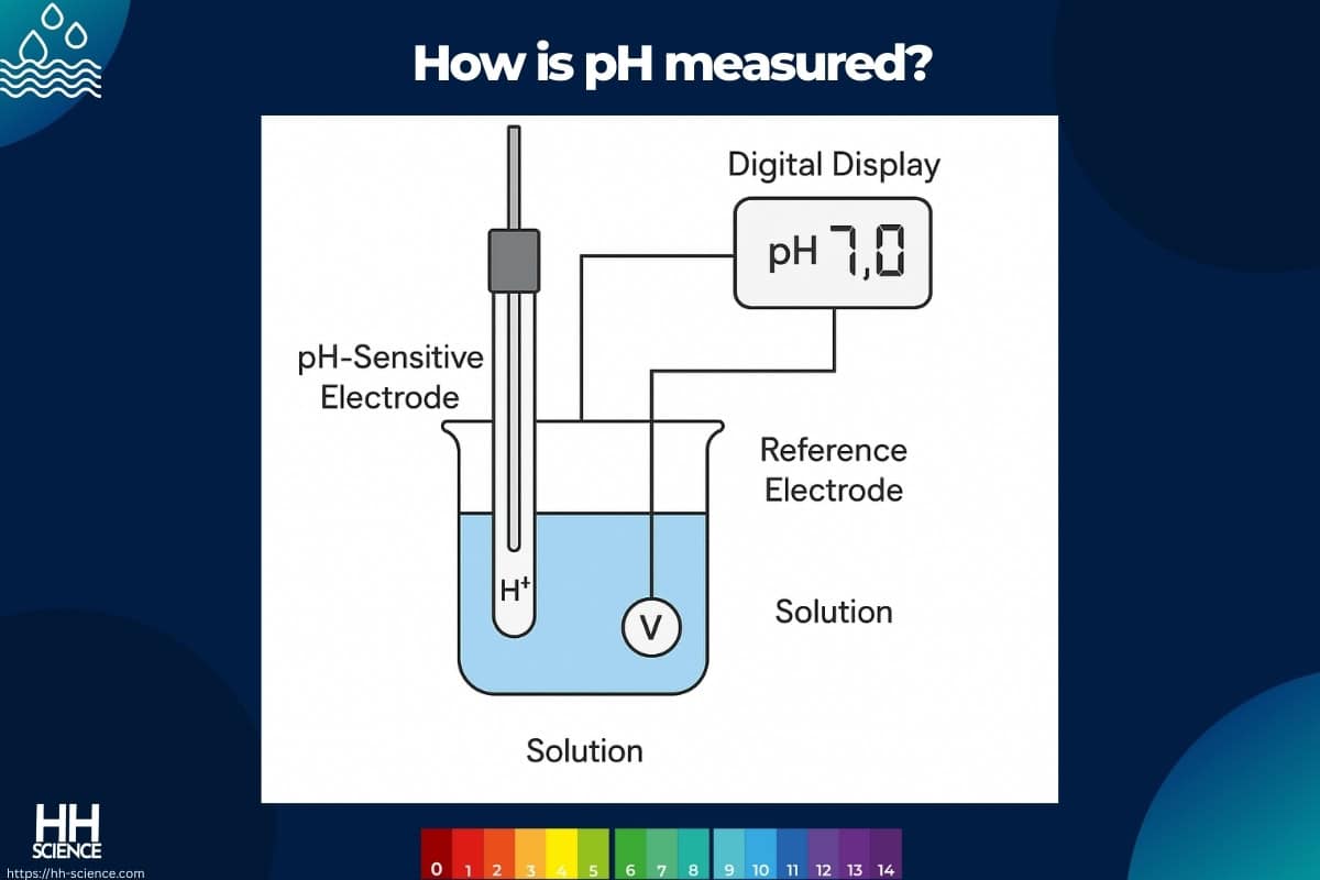 How is pH measured