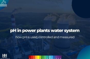 pH in power plants water system